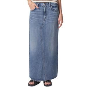 NEW CITIZENS OF HUMANITY circolo reworked maxi skirt in glisten